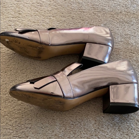 Silver heeled loafers - Picture 2 of 2
